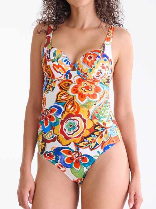 Lisca Swimwear Mexico roze/print badpak