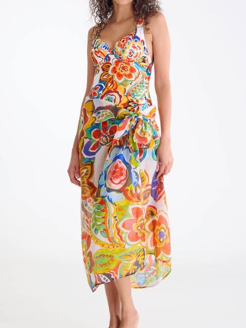 Lisca Swimwear Mexico roze/print strandmode