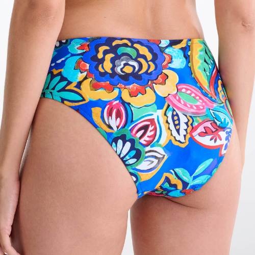 Lisca Swimwear Mexico blauw/print bikini broekje