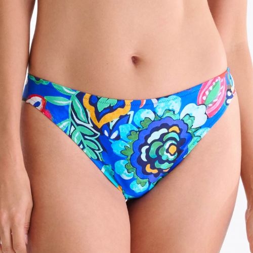 Lisca Swimwear Mexico blauw/print bikini broekje