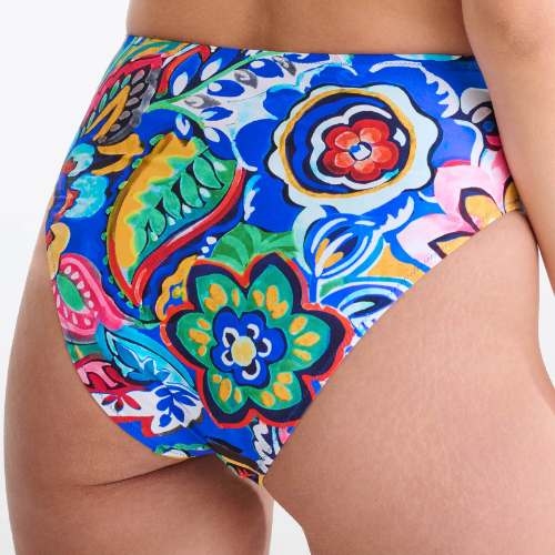 Lisca Swimwear Mexico blauw/print bikini broekje