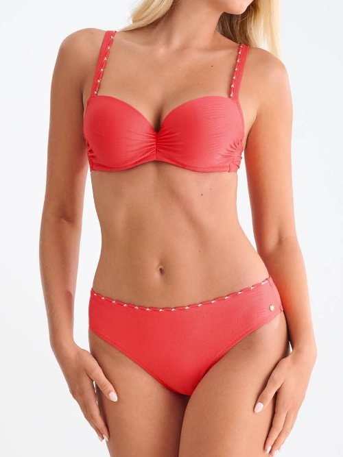 Lisca Swimwear Panama rood voorgevormde bikinitop