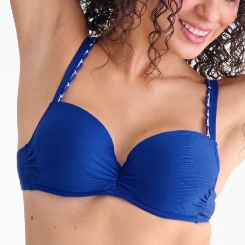 Lisca Swimwear Panama blauw voorgevormde bikinitop