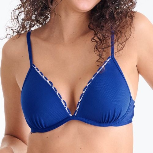 Lisca Swimwear Panama blauw voorgevormde bikinitop