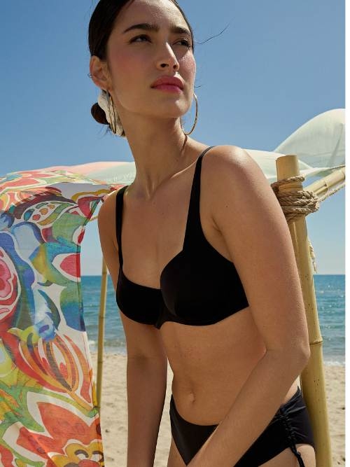 Lisca Swimwear Portofino zwart soft-cup bikinitop