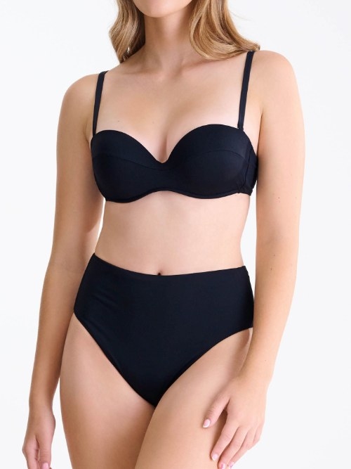 Lisca Swimwear Portofino zwart voorgevormde bikinitop
