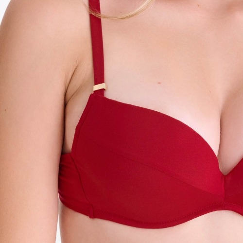 Lisca Swimwear Portofino rood push up bikinitop