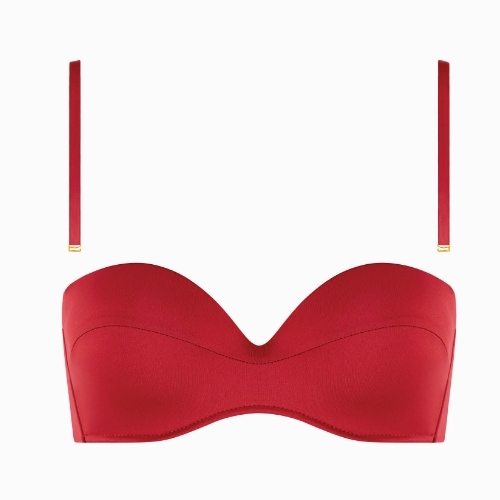 Lisca Swimwear Portofino rood voorgevormde bikinitop