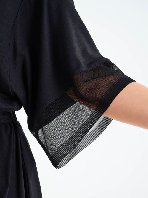 Lisca Sia zwart kimono