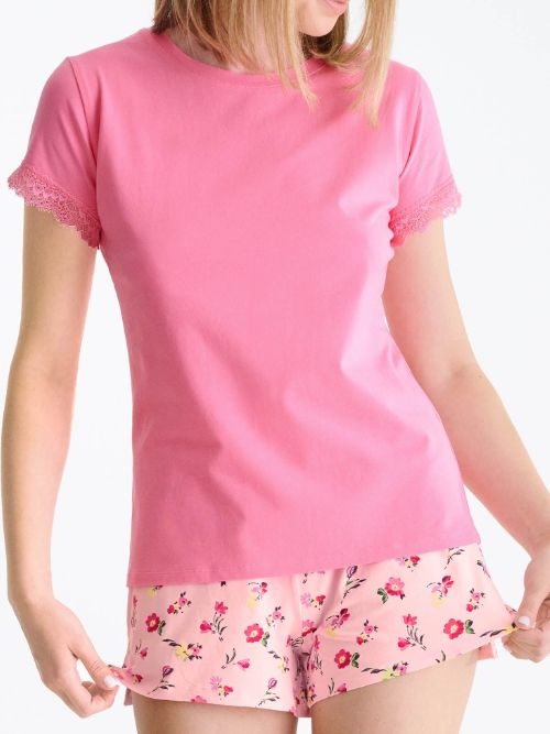 Lisca Bloomy roze shortama