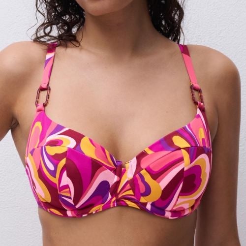 Chantelle Badmode Vita roze/print soft-cup bikinitop