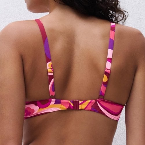 Chantelle Badmode Vita roze/print soft-cup bikinitop