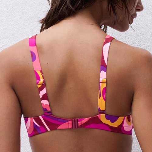 Chantelle Badmode Vita roze/print soft-cup bikinitop