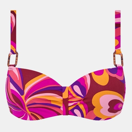 Chantelle Badmode Vita roze/print voorgevormde bikinitop