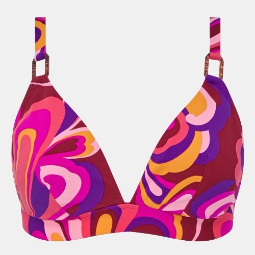Chantelle Badmode Vita roze/print voorgevormde bikinitop
