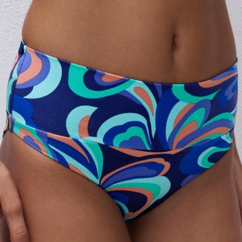 Chantelle Badmode Vita blauw/print bikini broekje