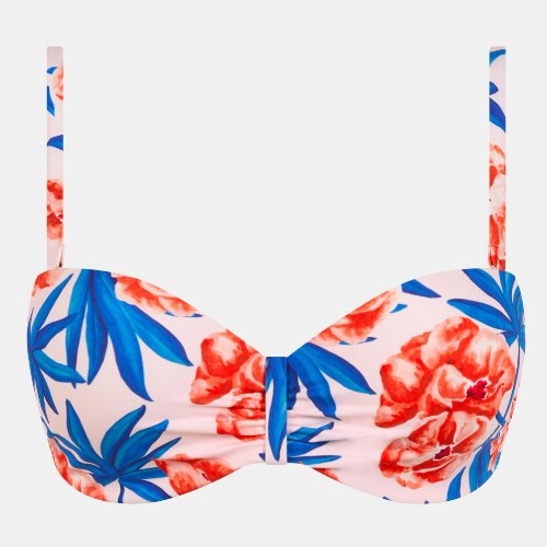 Chantelle Badmode Sauvage wit/print voorgevormde bikinitop