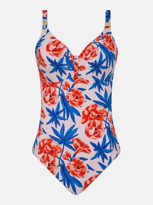 Chantelle Badmode Sauvage wit/print prothese badpak