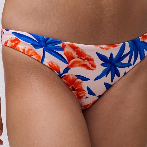 Chantelle Badmode Sauvage wit/print bikini broekje