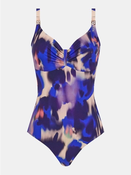 Chantelle Badmode Sauvage blauw/print bikini broekje