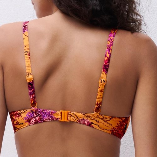 Chantelle Badmode Icon oranje soft-cup bikinitop