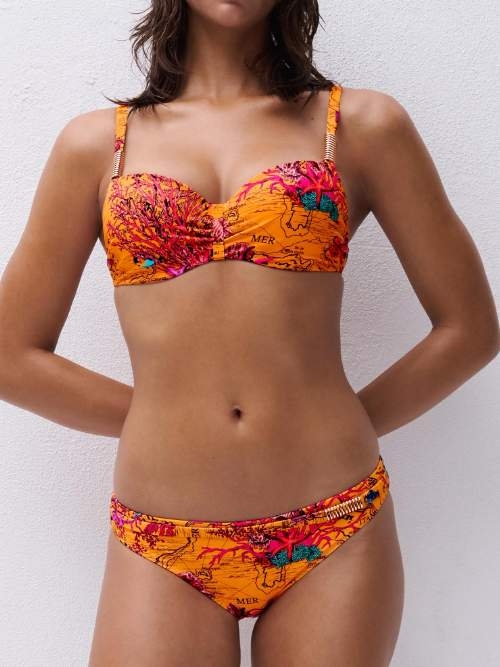 Chantelle Badmode Icon oranje voorgevormde bikinitop