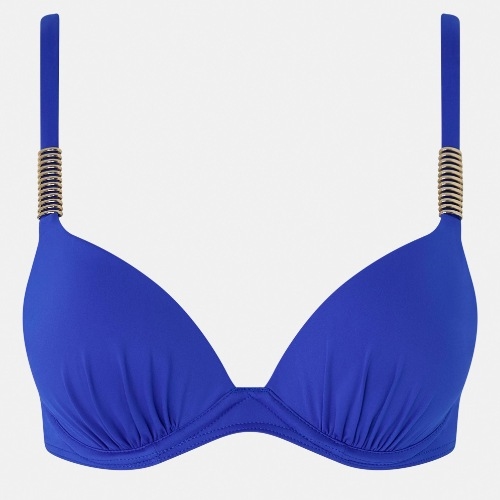 Chantelle Badmode Icon blauw push up bikinitop