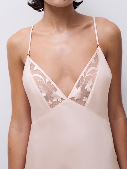 Chantelle Nachtmode Idyll roze nachthemd