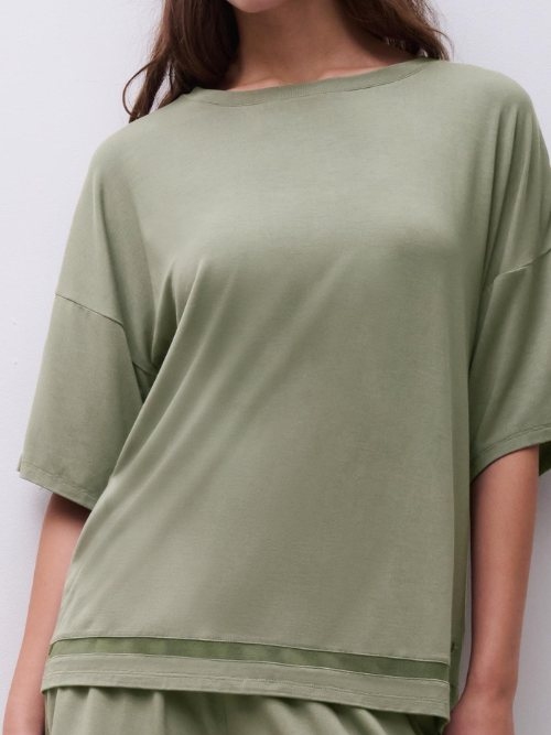 Chantelle Nachtmode Joe groen slaapshirt