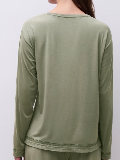 Chantelle Nachtmode Joe groen slaapshirt