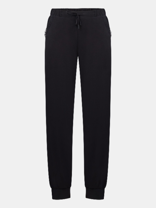 Chantelle Nachtmode Romance zwart pyjamabroek