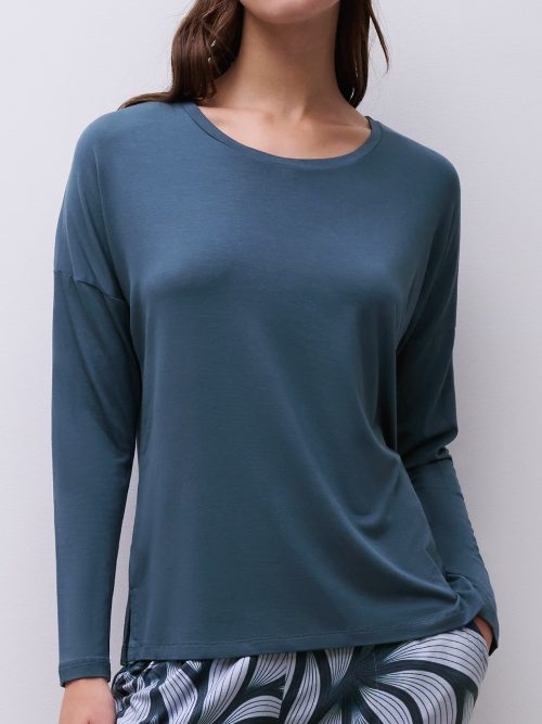 Femilet Nachtmode Yara blauw slaapshirt