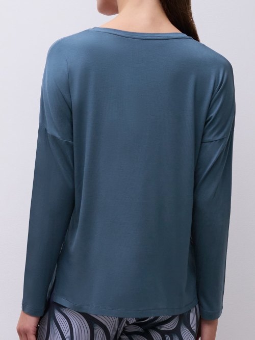 Femilet Nachtmode Yara blauw slaapshirt