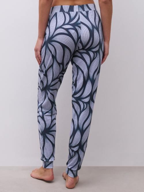 Femilet Nachtmode Yara blauw pyjamabroek