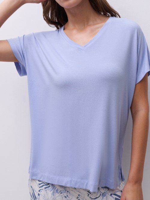 Femilet Nachtmode Loraine lila slaapshirt