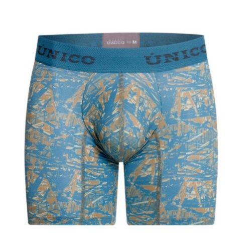 Mundo Unico Brocado blauw sport boxer