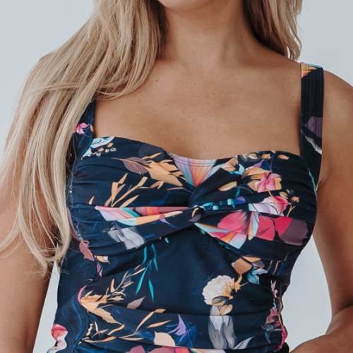 Bomain Ravenna marine blauw tankini set