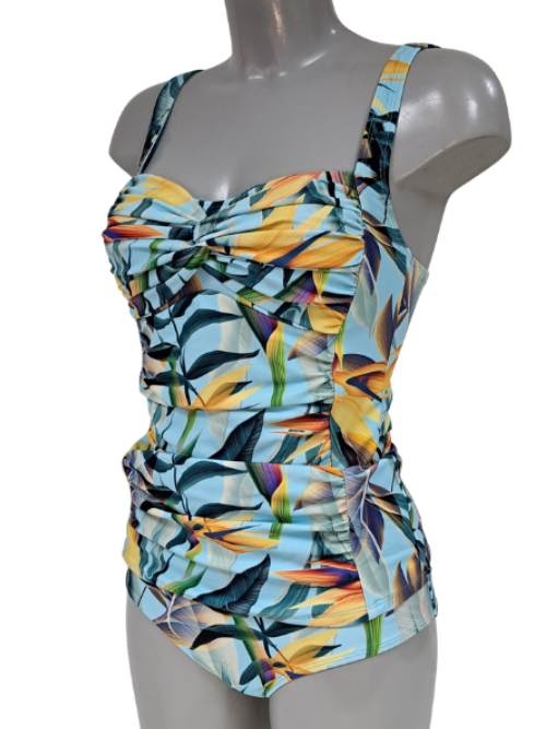 Bomain Barbados marine blauw tankini set