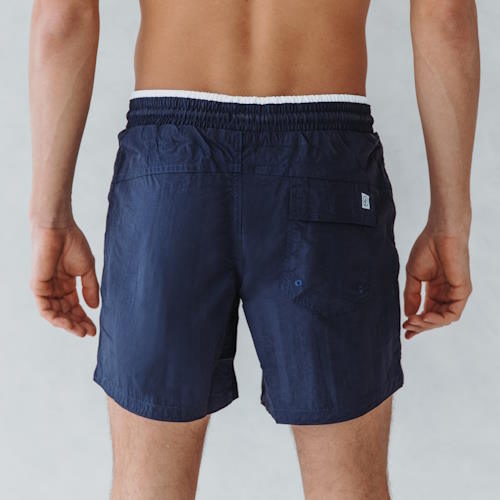 Bomain Basic marine blauw zwemshort