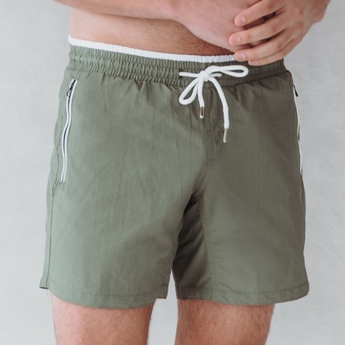 Bomain Basic khaki zwemshort