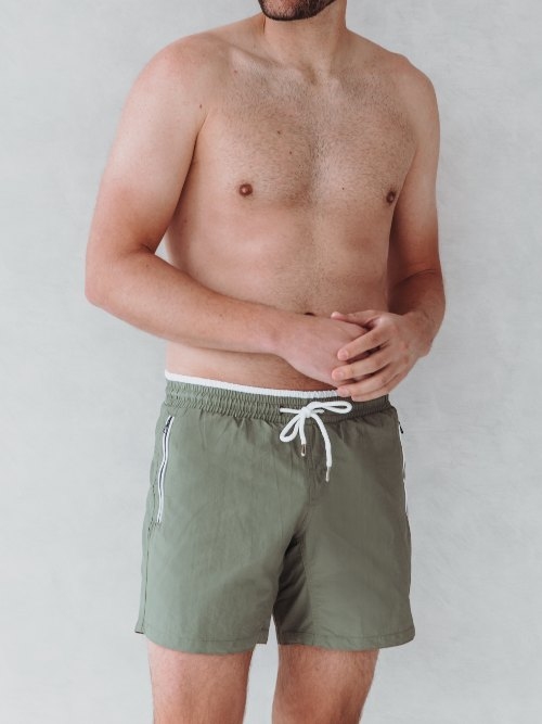 Bomain Basic khaki zwemshort