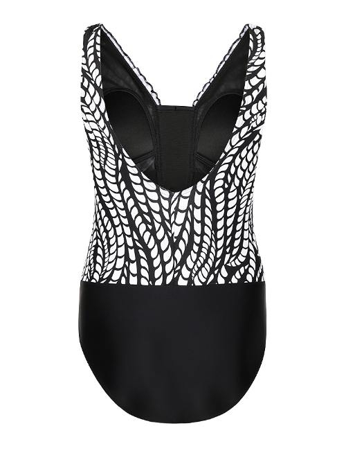 Mila Vibes zwart/wit badpak