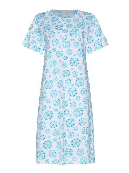 Pastunette Dames turquoise nachthemd