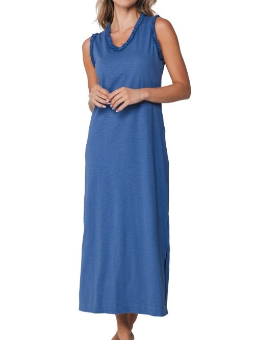 Pastunette Dames blauw nachthemd