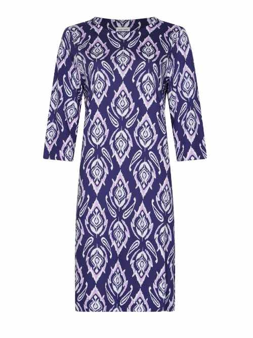 Pastunette Dames marine blauw nachthemd