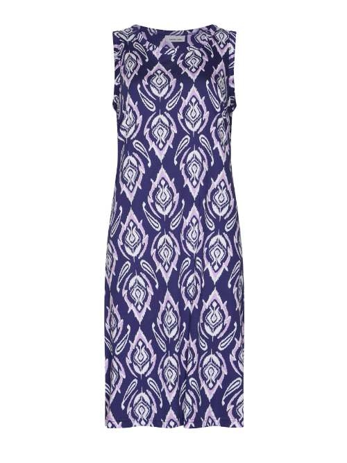 Pastunette Dames marine blauw nachthemd