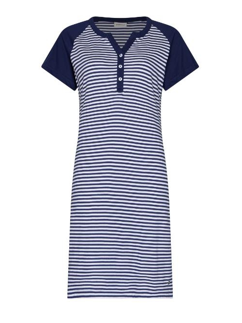 Pastunette Dames marine blauw nachthemd