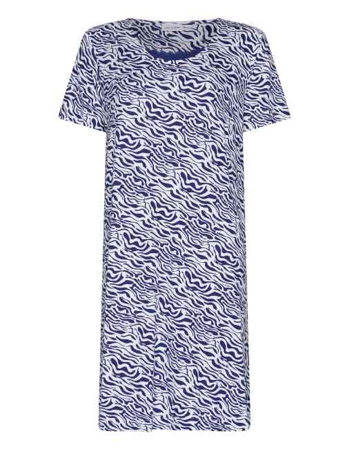 Pastunette Dames marine blauw nachthemd