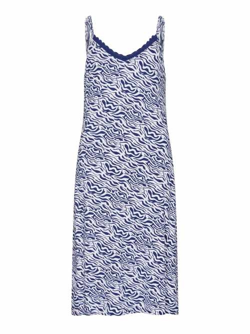 Pastunette Dames marine blauw nachthemd