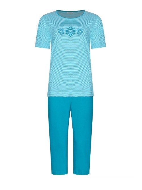 Pastunette Dames turquoise pyjama
